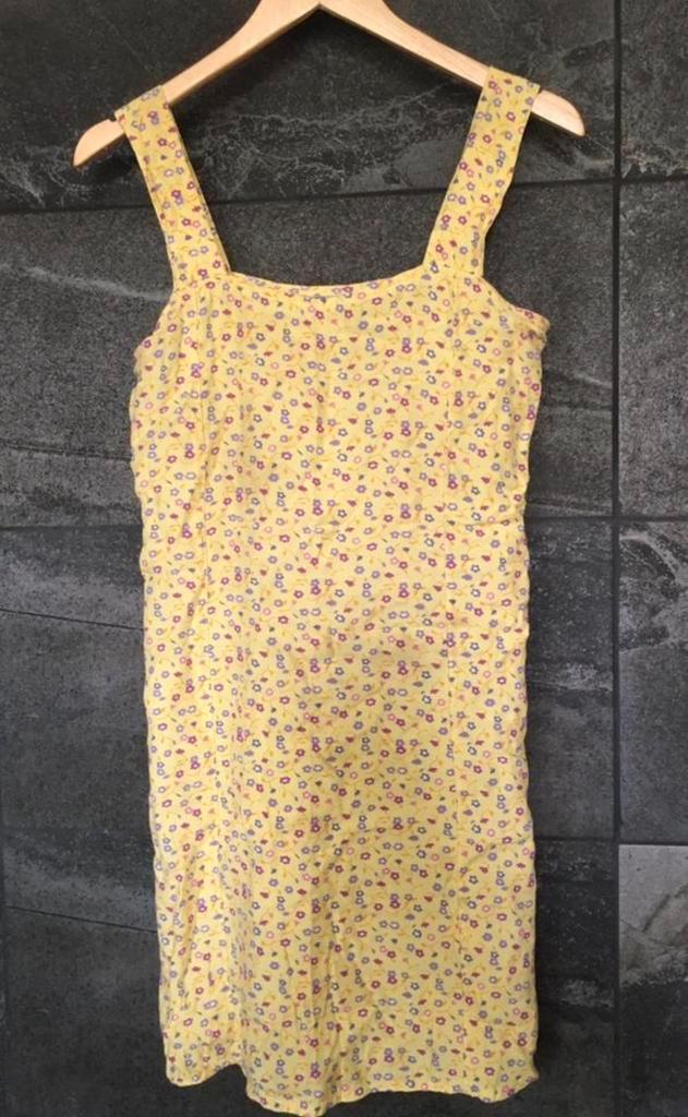 Mooie Giani Peroti jurkjes puur viscose geel diverse, Kleding | Dames, Jurken, Zo goed als nieuw, Maat 36 (S), Geel, Boven de knie