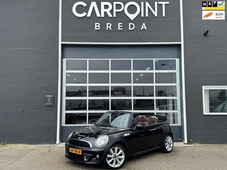 Mini Mini Cabrio 1.6 Cooper S AUTOMAAT, LEER, NAVI, CLIMA,, Auto's, Mini, Bedrijf, Te koop, Cabrio, ABS, Airbags, Airconditioning