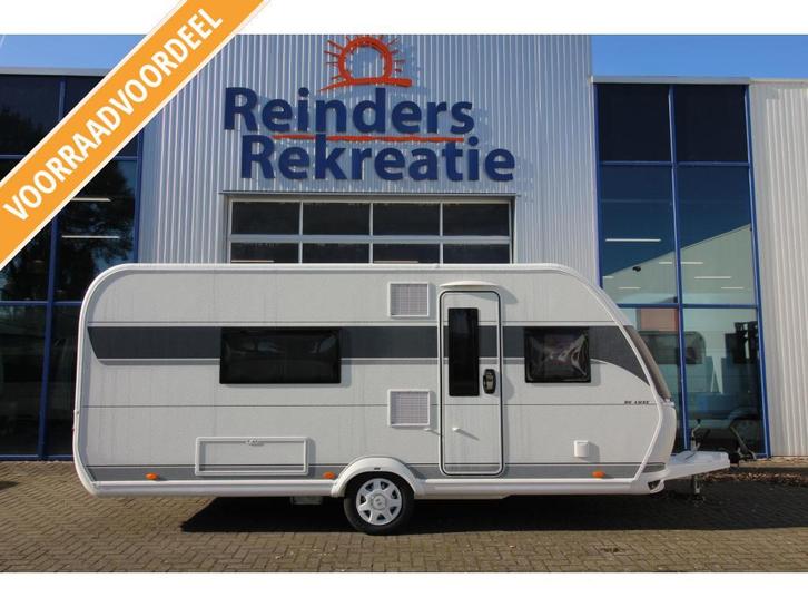 Hobby De Luxe 495 WFB Laatste voorraad actie, Caravans en Kamperen, Caravans, Bedrijf, tot en met 4, 1000 - 1250 kg, Standaardzit