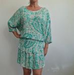 Antik Batik jurk. Maat 40, Mintgroen., Maat 38/40 (M), Nijmegen, Verhip-vintage.nl, Ophalen of Verzenden