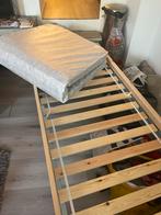 Bed zonder matras donker grijs nieuw!, Eenpersoons, Ophalen of Verzenden, Zo goed als nieuw, 200 cm