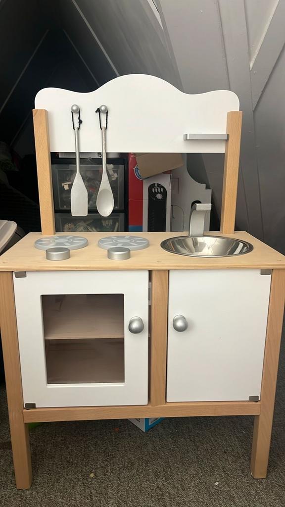Houten Speelkeuken, Ophalen, Zo goed als nieuw, Hout, Speelkeuken