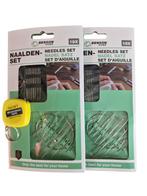 NAALDEN  set – 2 x 18-delige Set + Kledingrolmaat, Service@zentrada.nl, Nieuw, Ophalen of Verzenden, Garen of Naald(en)
