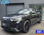 Audi Q3 Sportback 45 TFSI E 245PK BLACK EDITION S-Line Pano, Zwart, 150 pk, Zwart, Leder