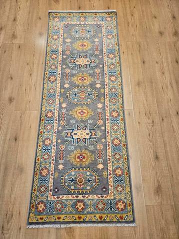 Handgeknoopt oosters tapijt loper kazak 187x68 beschikbaar voor biedingen