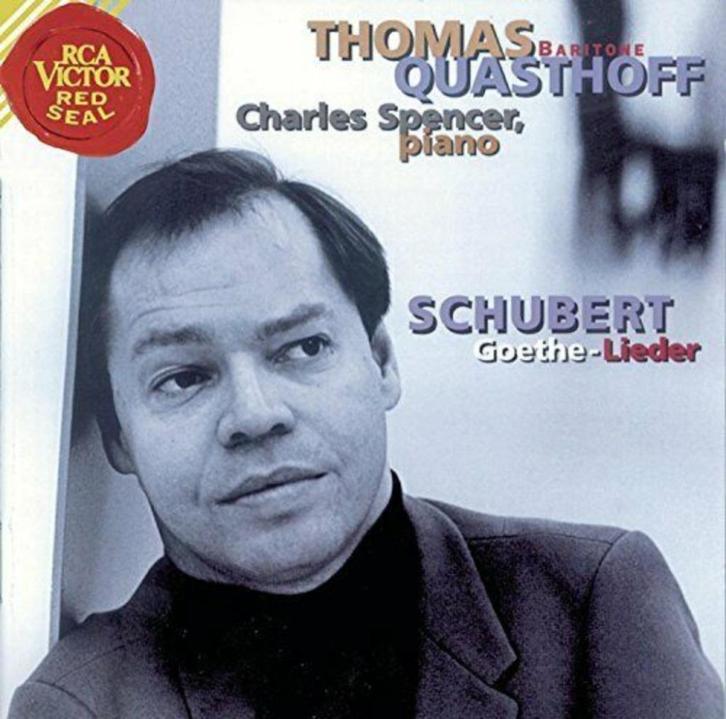 Schubert - Liederen door Thomas Quasthof, Cd's en Dvd's, Cd's | Klassiek, Zo goed als nieuw, Vocaal, Romantiek, Ophalen of Verzenden