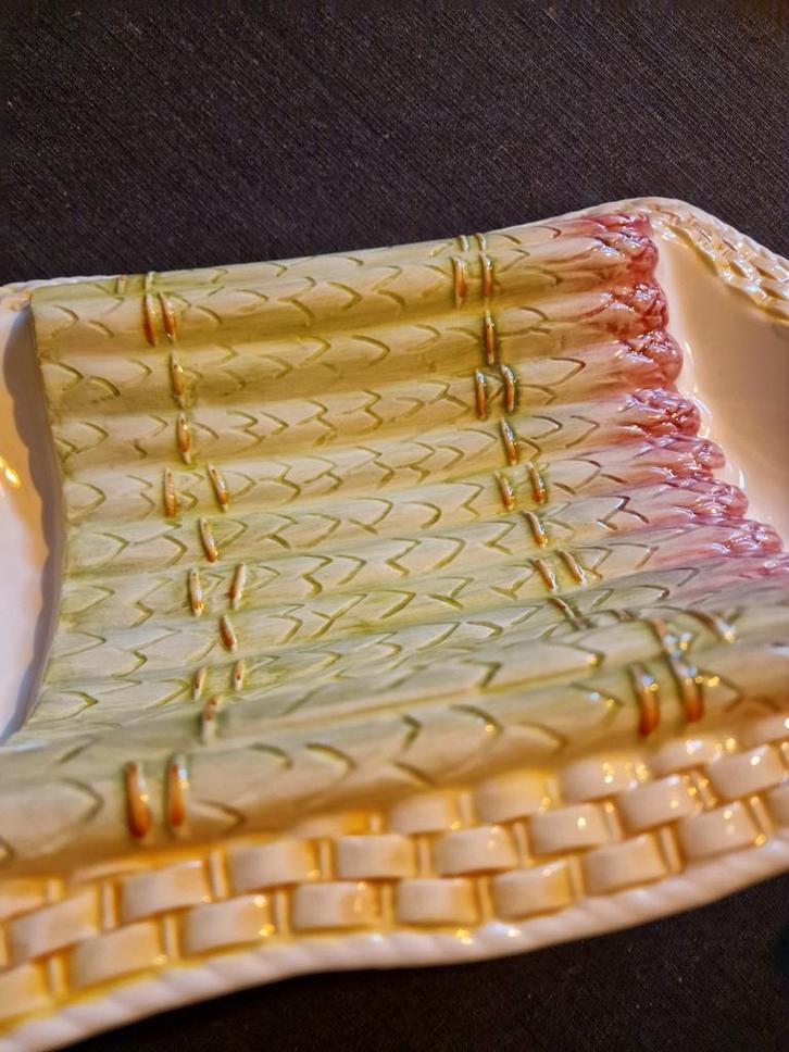 Vintage aspergeschaal - 37x23x6cm, Huis en Inrichting, Woonaccessoires | Schalen en Manden, Zo goed als nieuw, Schaal, Rechthoekig