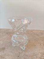 Klein vaasje op 3 pootjes van glas, Antiek en Kunst, Ophalen of Verzenden