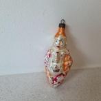 Antiek oude kerstbal clown pierrot vintage, Ophalen of Verzenden, Gebruikt