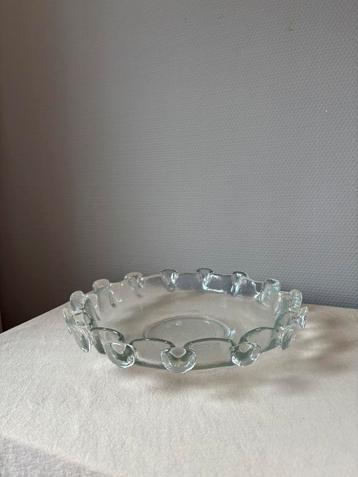 Vintage humppila glass Finland design glazen schaal beschikbaar voor biedingen