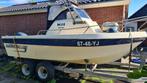 Zeevisboot 115.5 pk type orka 540 walk around, Watersport en Boten, Gebruikt, Ophalen, 70 pk of meer, 3 tot 6 meter