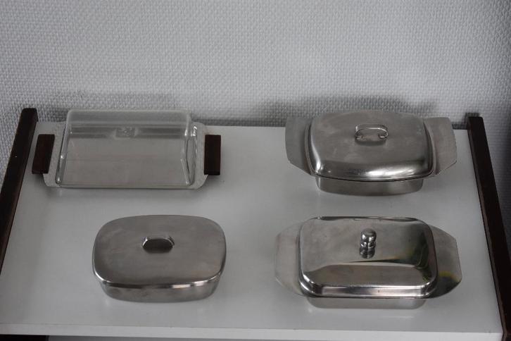 Gero Zilmeta Jensen & art deco & Effepie botervloot, Antiek en Kunst, Antiek | Keukenbenodigdheden, Ophalen of Verzenden