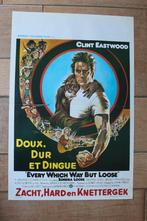 filmaffiche Clint Eastwood Every Which Way But filmposter, Rechthoekig Staand, Ophalen of Verzenden, Zo goed als nieuw, A1 t/m A3