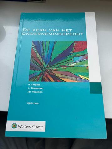L. Timmerman - De kern van het ondernemingsrecht beschikbaar voor biedingen