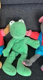 Kikker en zijn vriendjes pluche knuffel handpop, Ophalen of Verzenden, Kikker
