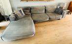 Gratis Room 108 bank met chaise longue Type Diana grijs, Huis en Inrichting, Ophalen, Gebruikt, Stof, Industriele stoere room 108 bank.