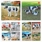 Koe beeld in de tuin, polyester geit, varken, tuinbeeld kalf, Ophalen, Nieuw, Kunststof, Dierenbeeld