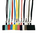 Telefoonketting of telefoon lanyard met patch, kleur zwart, Ophalen of Verzenden, Nieuw