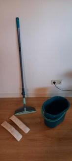 Leifheit emmer, telescoopsteel, wisser, 2x wisserovertrek, Ophalen, Dweilemmer, -bak, of -wagen