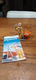 Vintage Playmobil 3313 / Stratenlegger met kruiwagen / 1975, Ophalen of Verzenden, Zo goed als nieuw