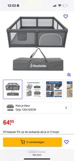 Rosfelde Grondbox Baby, Kinderen en Baby's, Ophalen, Zo goed als nieuw, Vierkant, Boxkleed