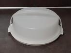 Tupperware vintage taartdoos wit uitmuntend, Huis en Inrichting, Ophalen of Verzenden, Gebruikt, Wit