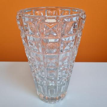 vintage persglazen OXO vaas Sklo Sklo Union, Libochovice beschikbaar voor biedingen