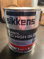 Sikkens Rubbol XD High Gloss 1 ltr ral7016, Gebruikt, Overige kleuren, Ophalen of Verzenden, Lak