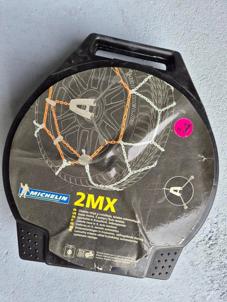 Michelin 2MX Sneeuwkettingen, Auto diversen, Sneeuwkettingen, Ophalen of Verzenden, Zo goed als nieuw