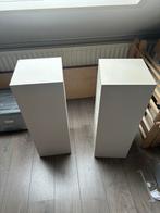Witte Zuilen / Sokkels - Set van 2, Huis en Inrichting, Woonaccessoires | Zuilen en Pilaren, Ophalen, Gebruikt