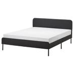 Ikea Slattum bed, 160x200, Ophalen of Verzenden, Gebruikt, Tweepersoons, 160 cm