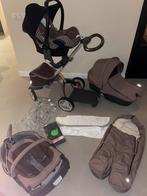 Stokke xplory kinderwagen - bruin - met diverse accessoires, Kinderen en Baby's, Kinderwagens en Combinaties, Gebruikt, Combiwagen