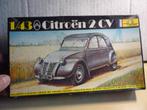 Citroën 2CV bouwdoos Heller 1:43, Overige merken, Auto, 1:32 tot 1:50, Ophalen of Verzenden