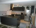 Complete moderne grijze hoekkeuken met kookeiland, Huis en Inrichting, Keuken | Complete keukens, Ophalen, Gebruikt, Overige materialen