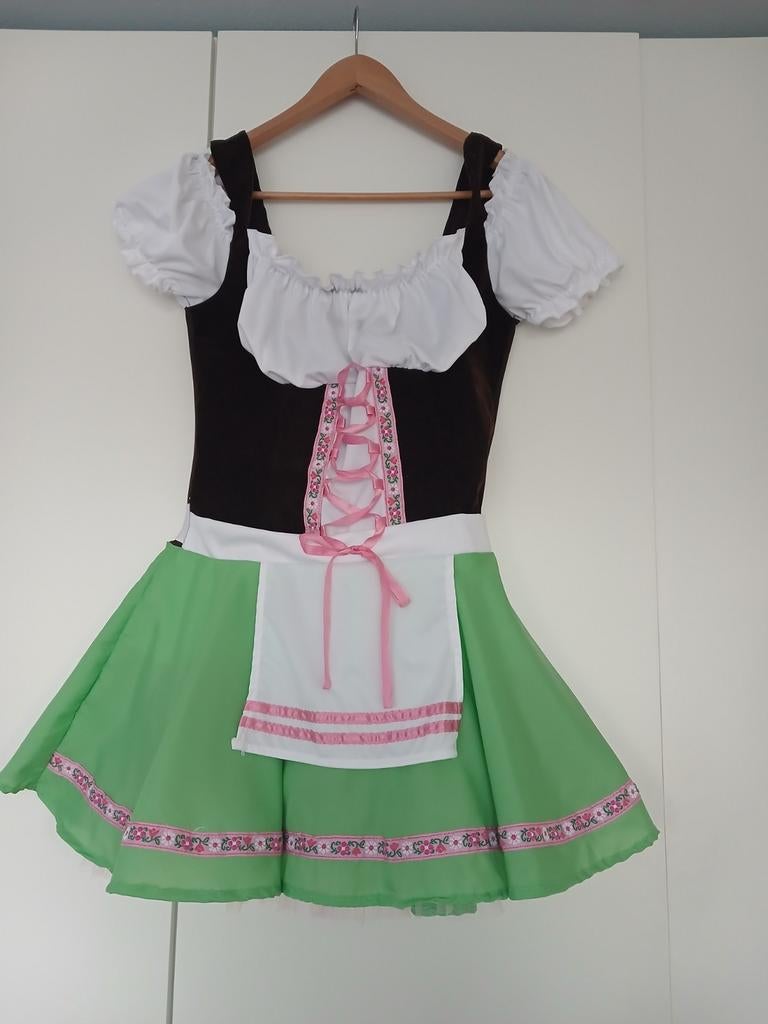 Tirolerjurk maat 38/40, Ophalen of Verzenden, Gedragen, Maat 38/40 (M), Carnaval