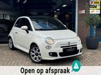 Fiat 500 C 0.9 TwinAir Turbo 500S 2015 AIRCO LEDER APK NAP!, Gebruikt, Parkeersensor, Cabriolet, Wit