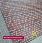 Straat Muur - Bruin zelfklevend klinkers baksteen 20 x 30 cm, Overige merken, Natuur, Gelijkstroom of Wisselstroom, Nieuw