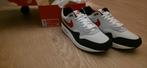 Nike Air Max 1 White Red - Maat 42, Nieuw!, Wit, Nike, Nieuw, Ophalen of Verzenden