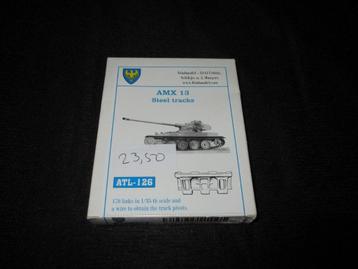 H-185,FRIUL TRACKS 1-35,NO,ATL-126,AMX 13 Steel tracks beschikbaar voor biedingen