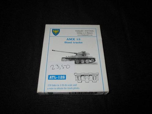H-185,FRIUL TRACKS 1-35,NO,ATL-126,AMX 13 Steel tracks, Hobby en Vrije tijd, Modelbouw | Auto's en Voertuigen, Nieuw, Ophalen of Verzenden