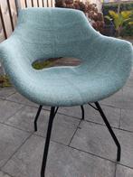 Mooie grijze stoel, Robuust,  brocante,  industrieel,  vintage,  dyyk, Zo goed als nieuw, Ophalen, Stof