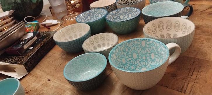 Diverse Soepkommen Set, Huis en Inrichting, Keuken | Servies, Gebruikt, Kom(men), Overige stijlen, Keramiek, Ophalen of Verzenden