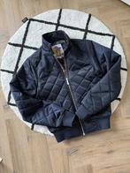 Heel goed blauw quilted Harrington bomber jack jas winter XS, Kleding | Heren, Blauw, Harrington, Ophalen of Verzenden, Zo goed als nieuw