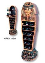 Egyptisch wijncabinet 126 cm - farao wijnrek, Ophalen, HorecaBeelden, Nieuw, HorecaBeelden