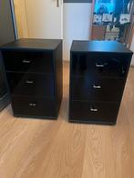 Nachtkastjes( Beter Bed), Huis en Inrichting, Slaapkamer | Nachtkastjes, Ophalen, Zo goed als nieuw, Minder dan 45 cm