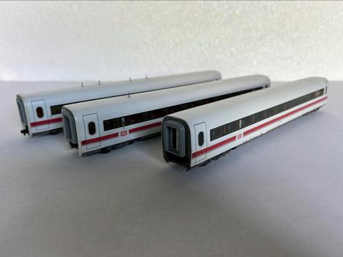 Fleischmann set 3dlg- ICE van de DB, Hobby en Vrije tijd, Modeltreinen | H0, Zo goed als nieuw, Wagon, Gelijkstroom, Fleischmann