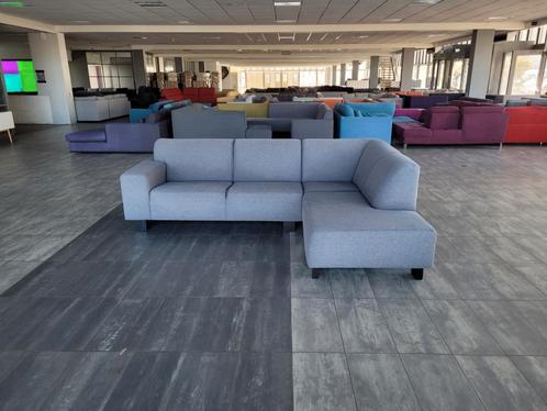 Hoekbank chaise lounge grijs 270x210 | BEZORGEN, Huis en Inrichting, Banken | Bankstellen, Zo goed als nieuw, Hoekbank, Vierpersoons of meer