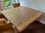 Moderne eiken tafel 130x130, Huis en Inrichting, Tafels | Eettafels, Ophalen, Zo goed als nieuw, Vijf personen of meer, Modern