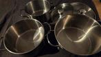 Diverse potten, Ophalen, Rvs, Pannenset