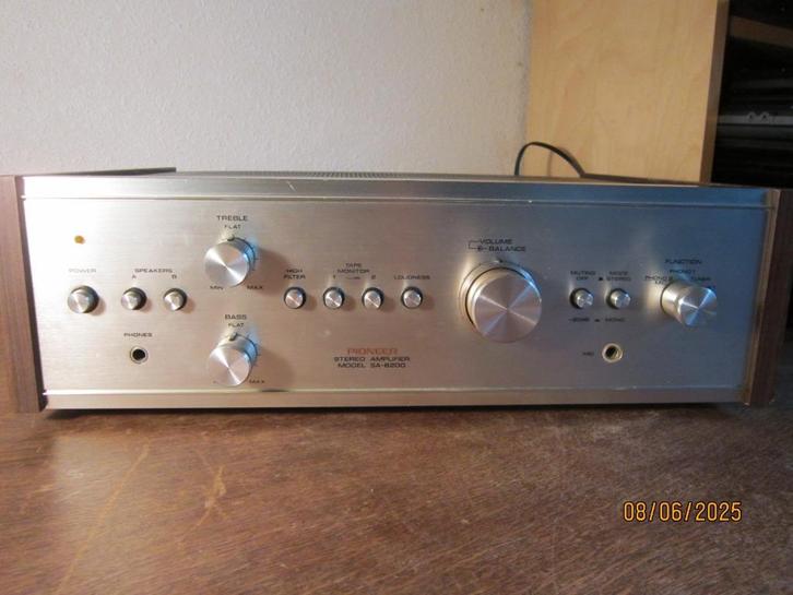 Vintage Pioneer SA-6200 versterker 1974 in bijna nieuwstaat, Audio, Tv en Foto, Versterkers en Receivers, Zo goed als nieuw, Stereo